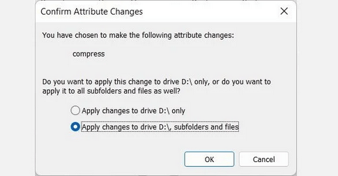 confirm attributes