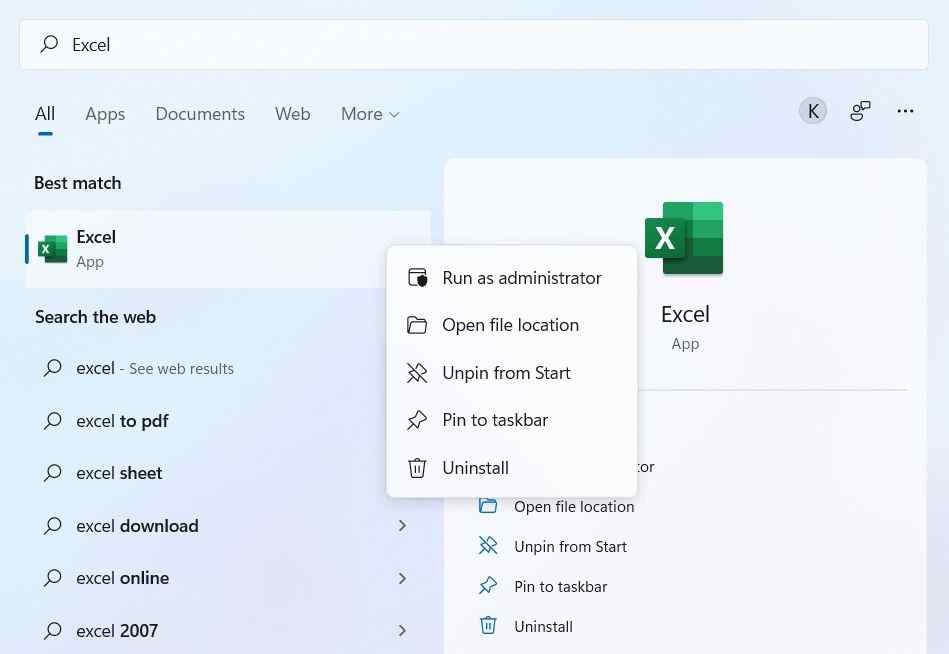 excel