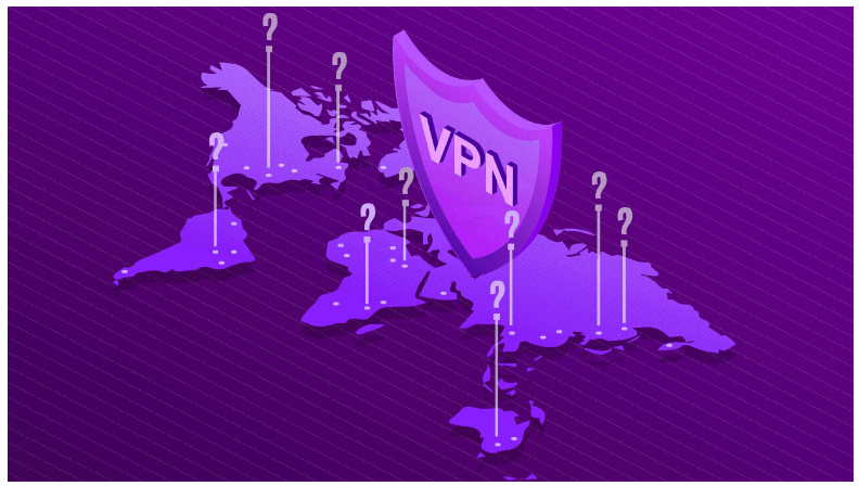 VPN location spoofing
