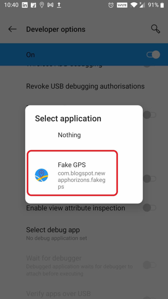 Spoofing location in pokemon go