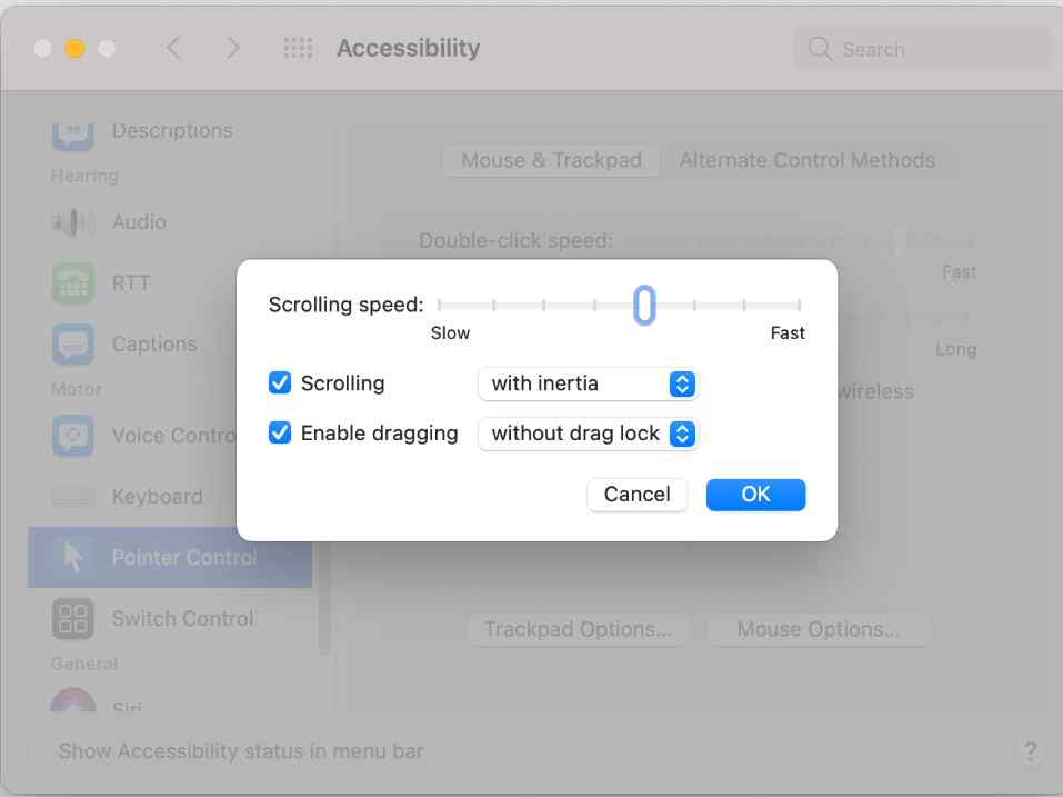 scrolling-speed