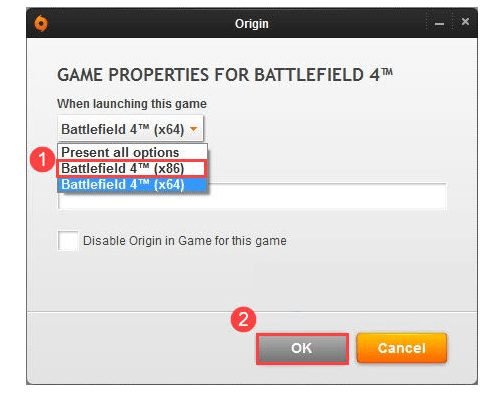 Choose Battlefield 4TM