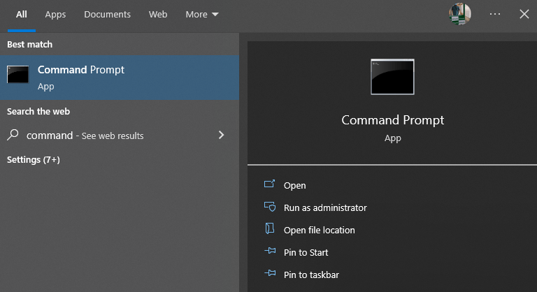 Command prompt