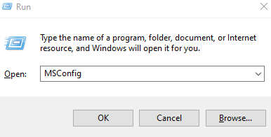 MSconfig