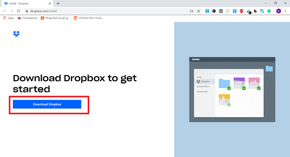 Reinstall The Dropbox Application