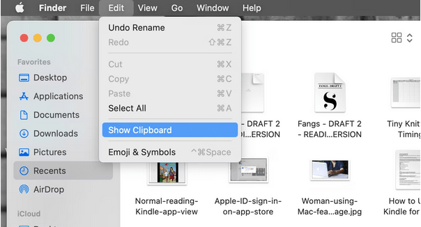 Show Clipboard