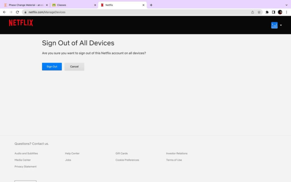 Netflix Account Hacked