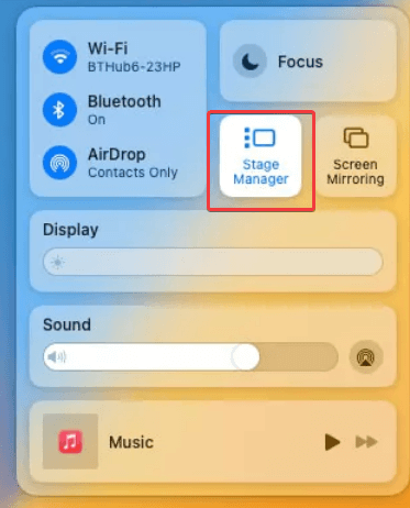 macOS Ventura stage manager