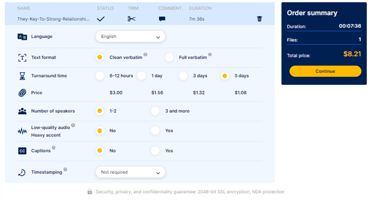 Transparent and Clear Pricing