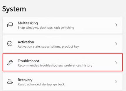 Troubleshoot