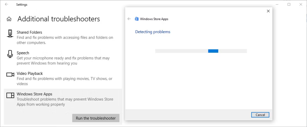 Troubleshooter