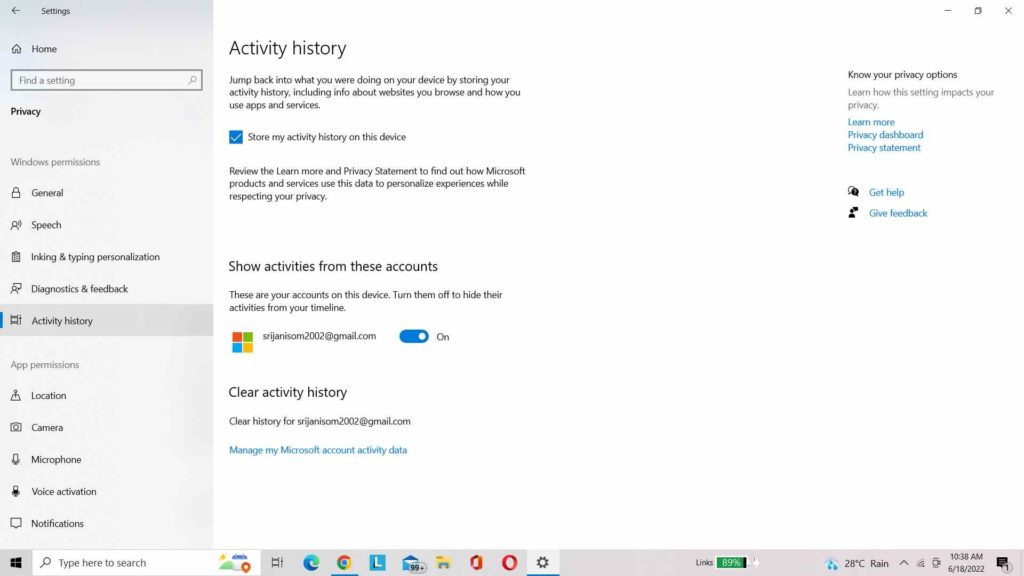 activity
