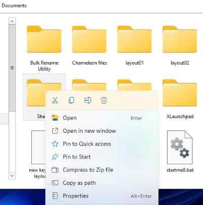 choose Properties in file explorer choose Properties in file explorer