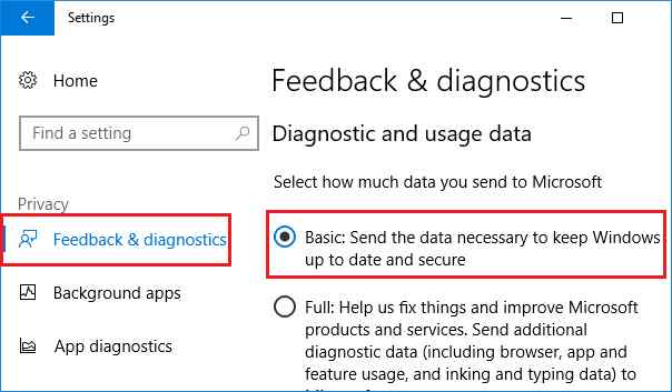 feedback and Diagnostics
