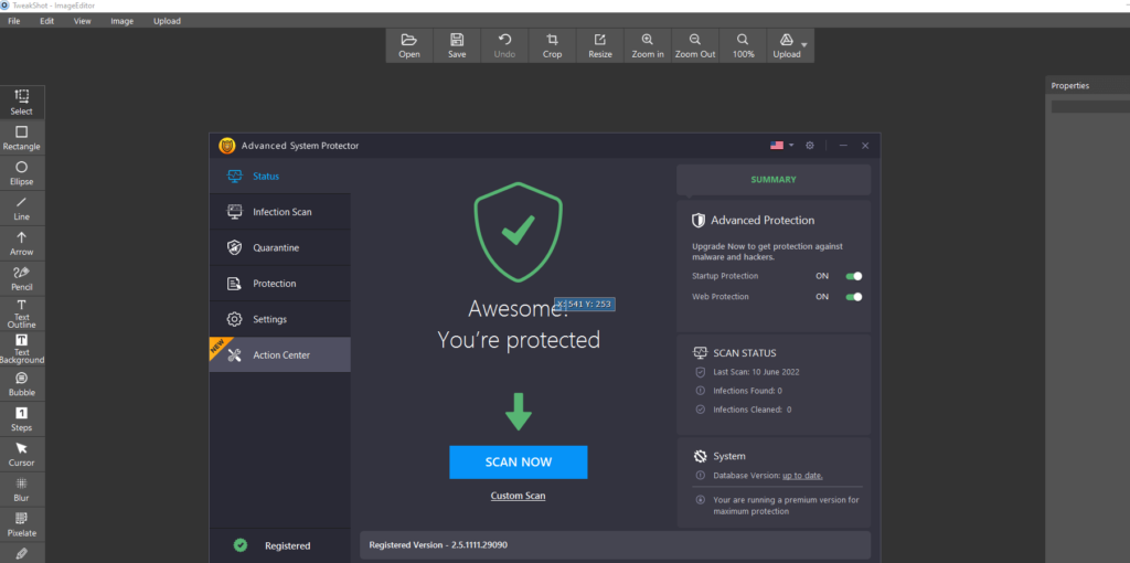 window screenshot