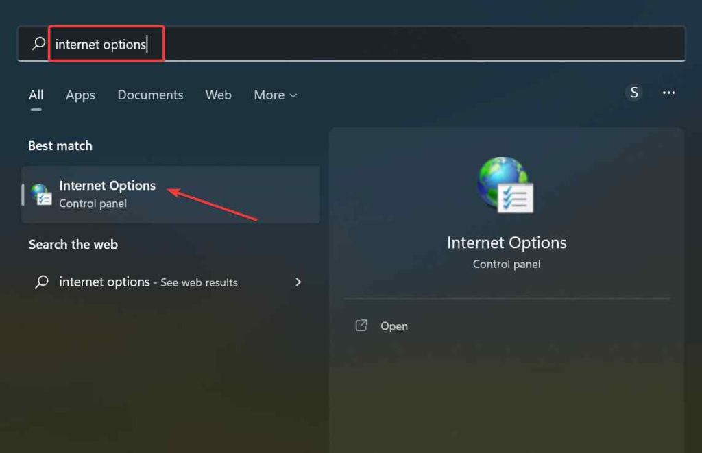 options