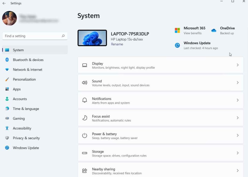 system