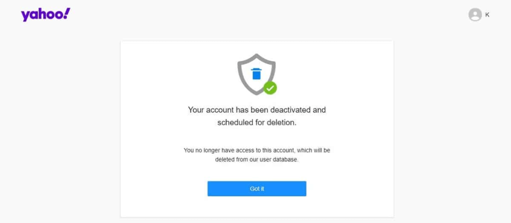 Delete Yahoo Account Permanently