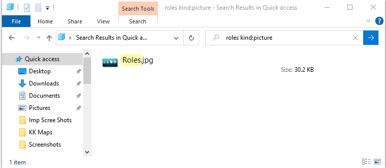 Actual name of file