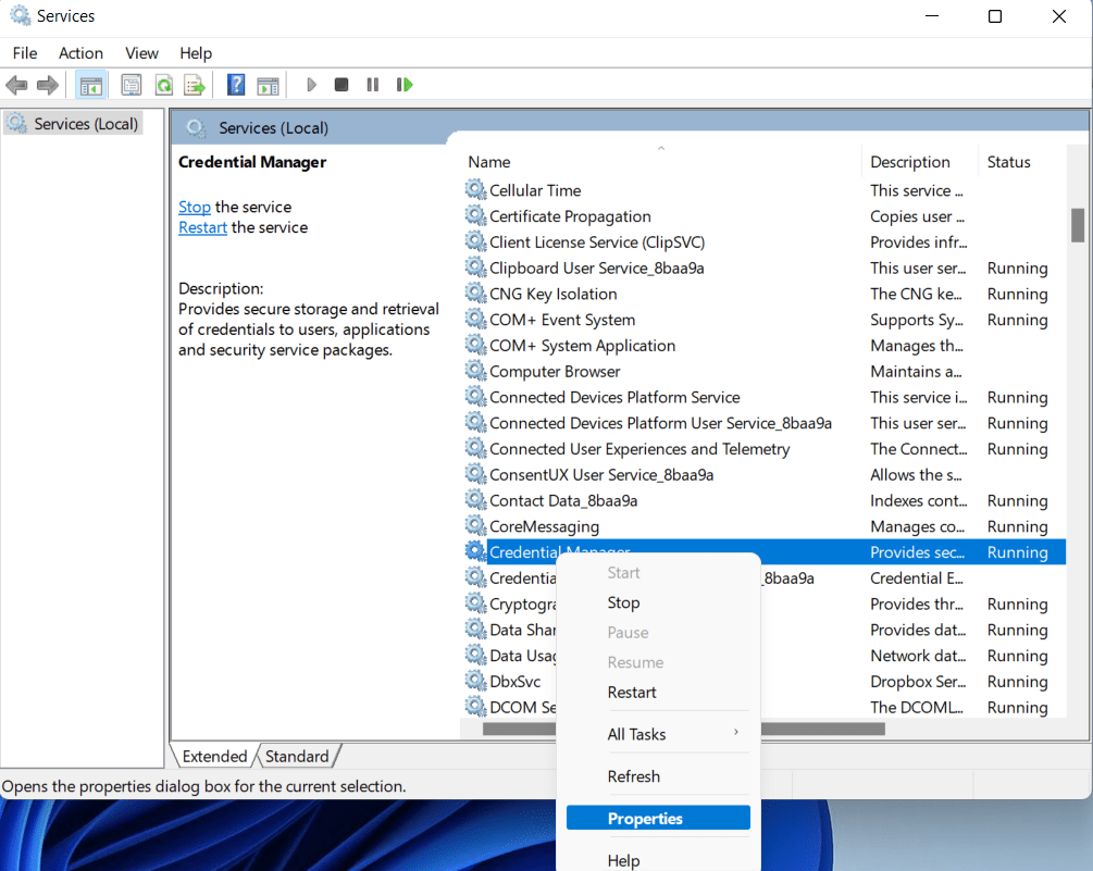 Credential Manager