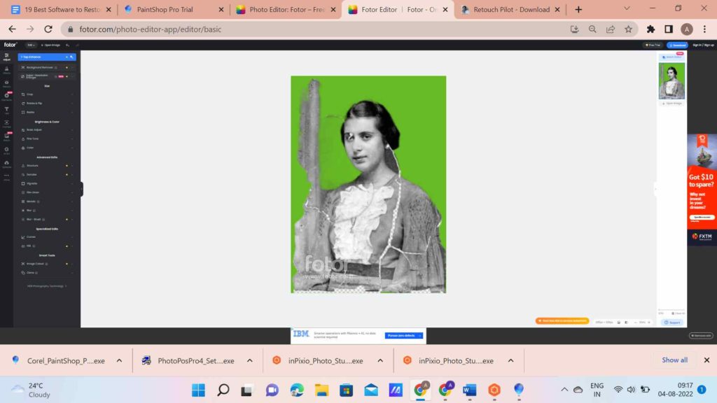 software to restore old photos