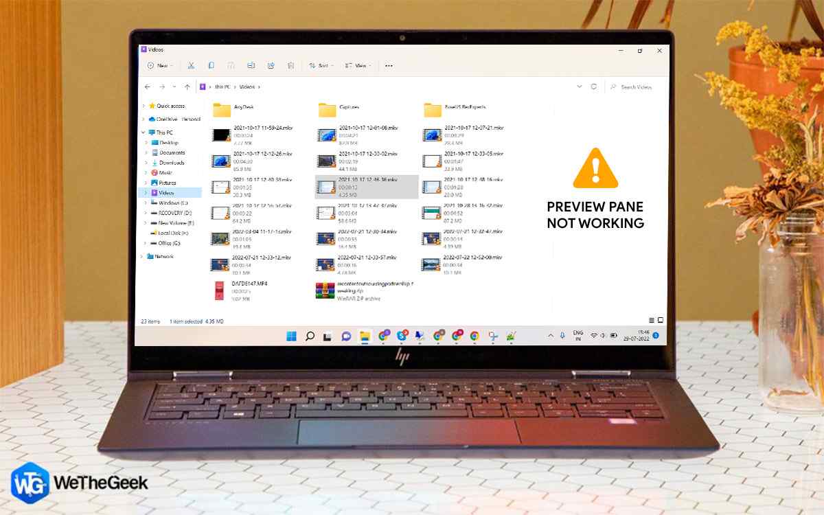 How To Fix Preview Pane not Working on Windows 11