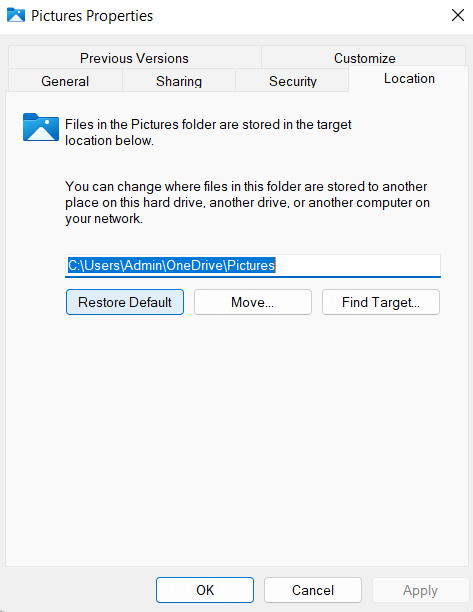 Windows photos not importing