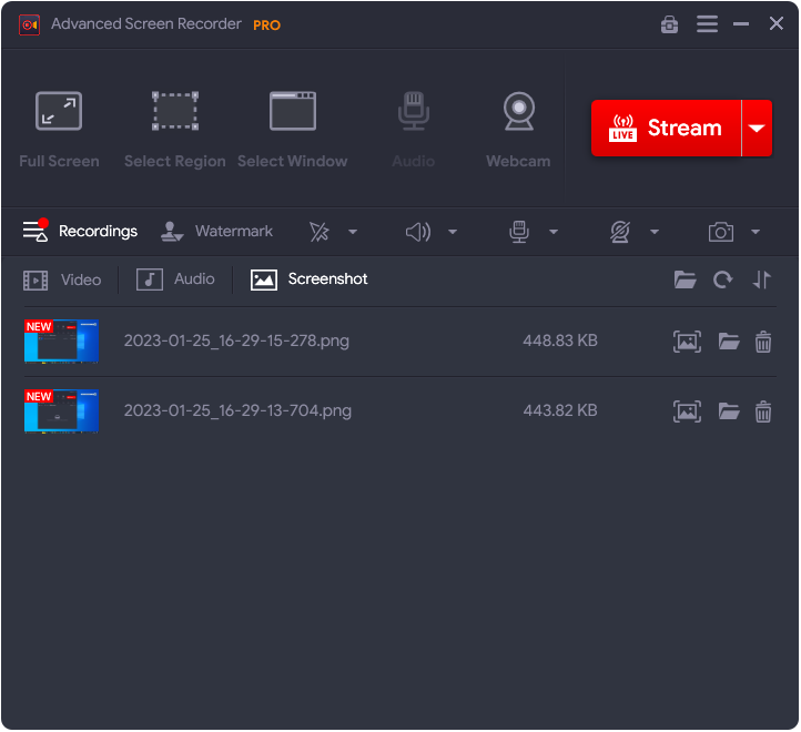 Screenshots