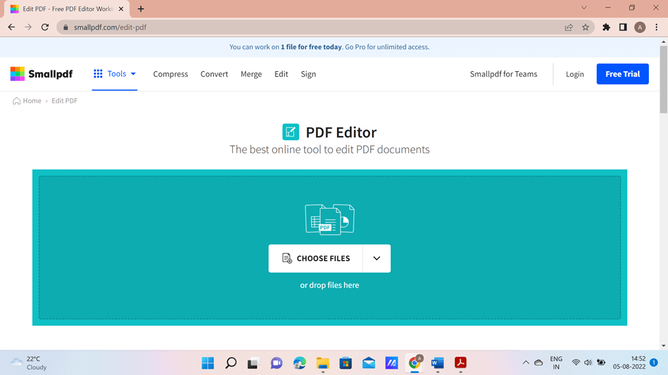 Select PDF editor