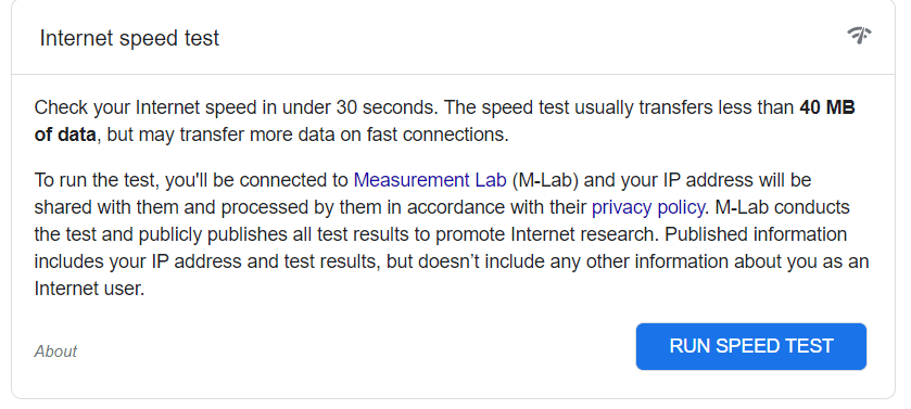 Test connection