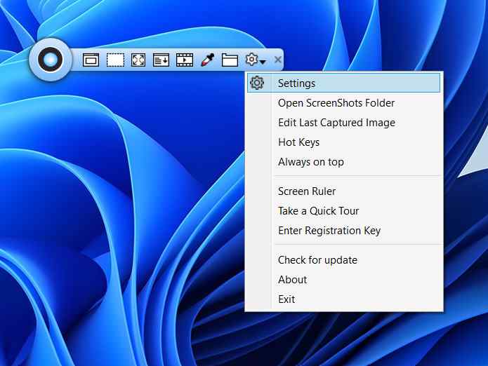 Screenshot at regular intervals on windows