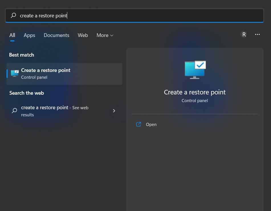 create-a restore-point create-a restore-point