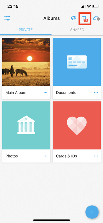 Recover Photos from Keepsafe