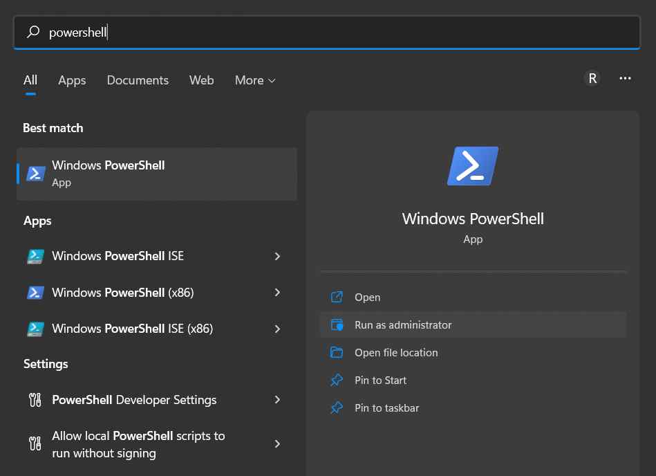 powershell