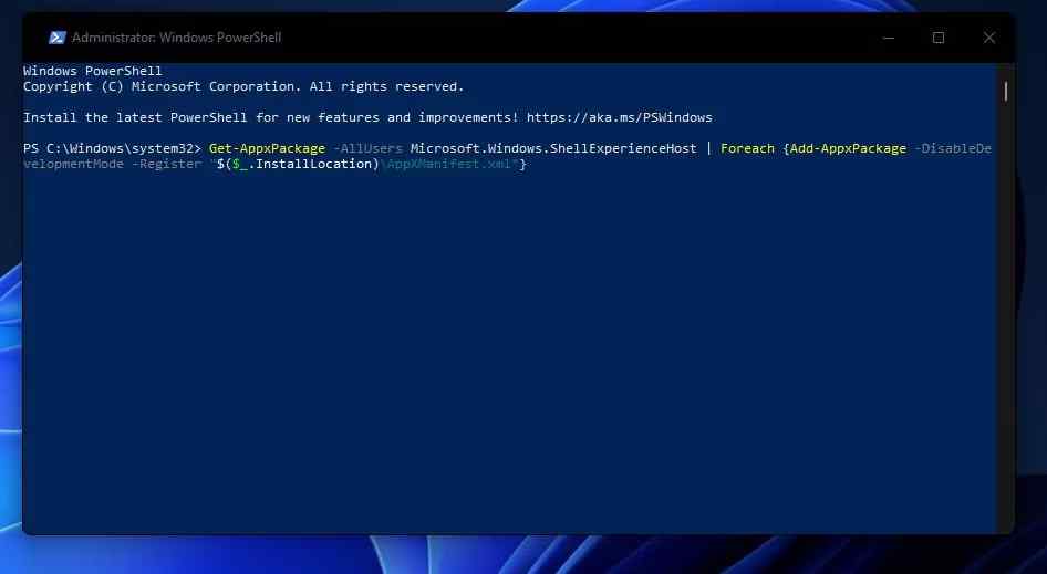 powershell