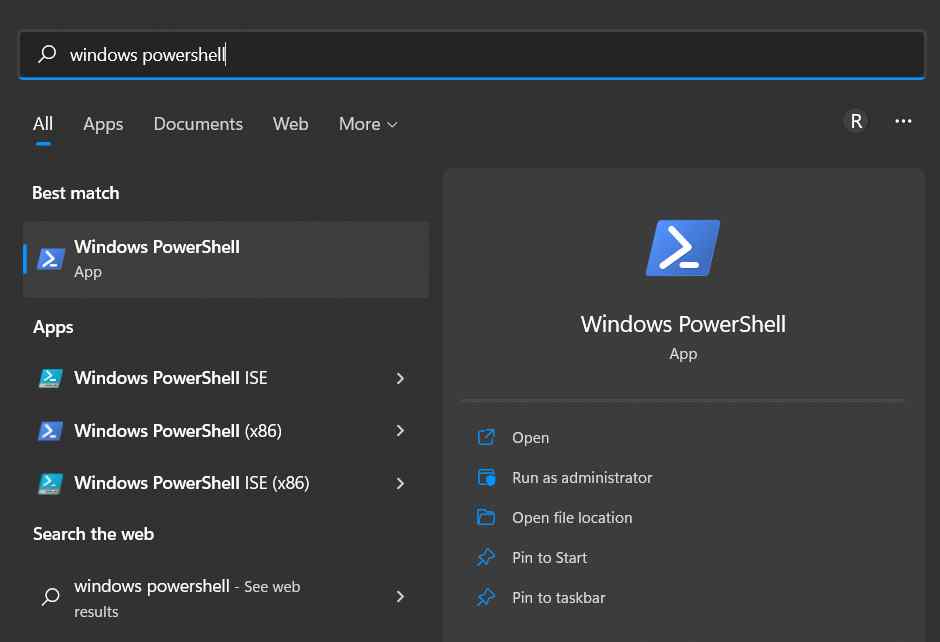 powershell