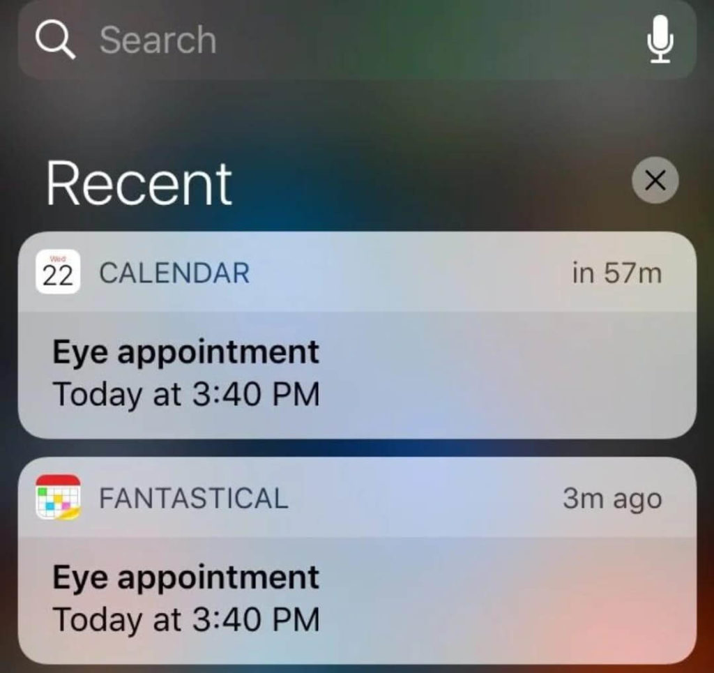 clear calendar virus iphone notification