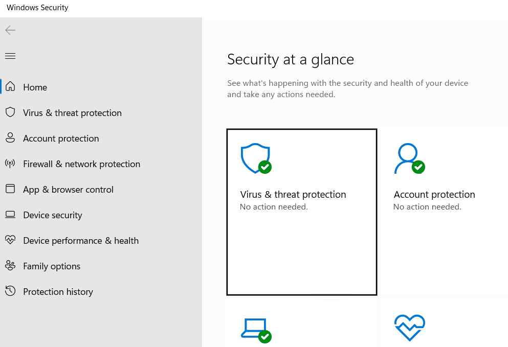 security-at-a-glance