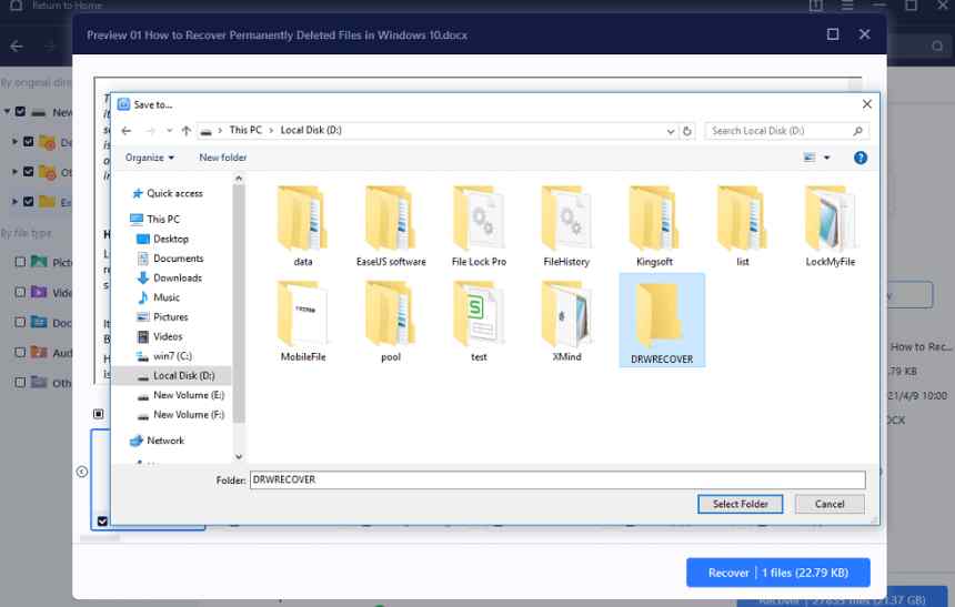 select-folder