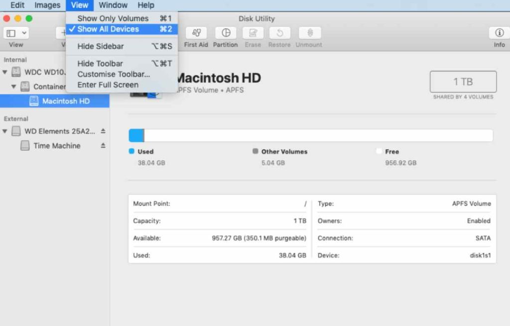 show-all-devices