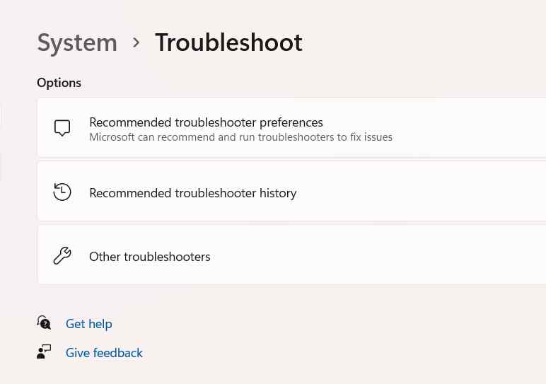 troubleshoot