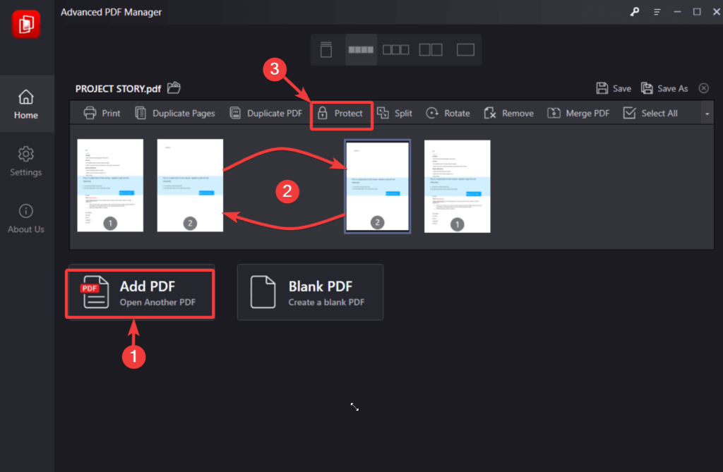 Advanced PDF Manager