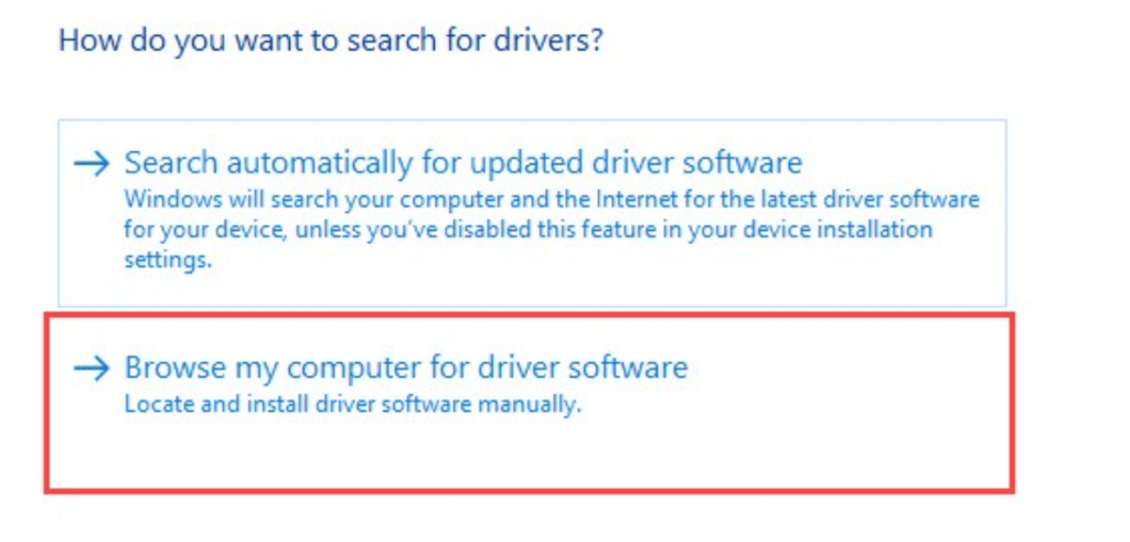 Browse my computer