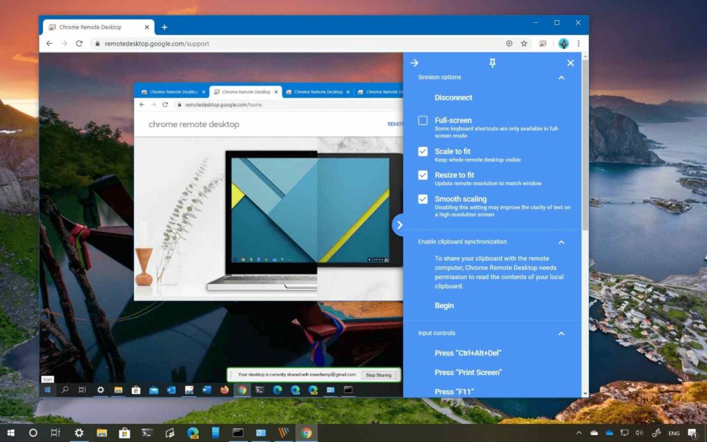 Chrome Remote Desktop not working