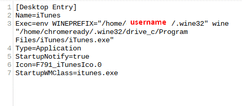 iTunes on Chromebook