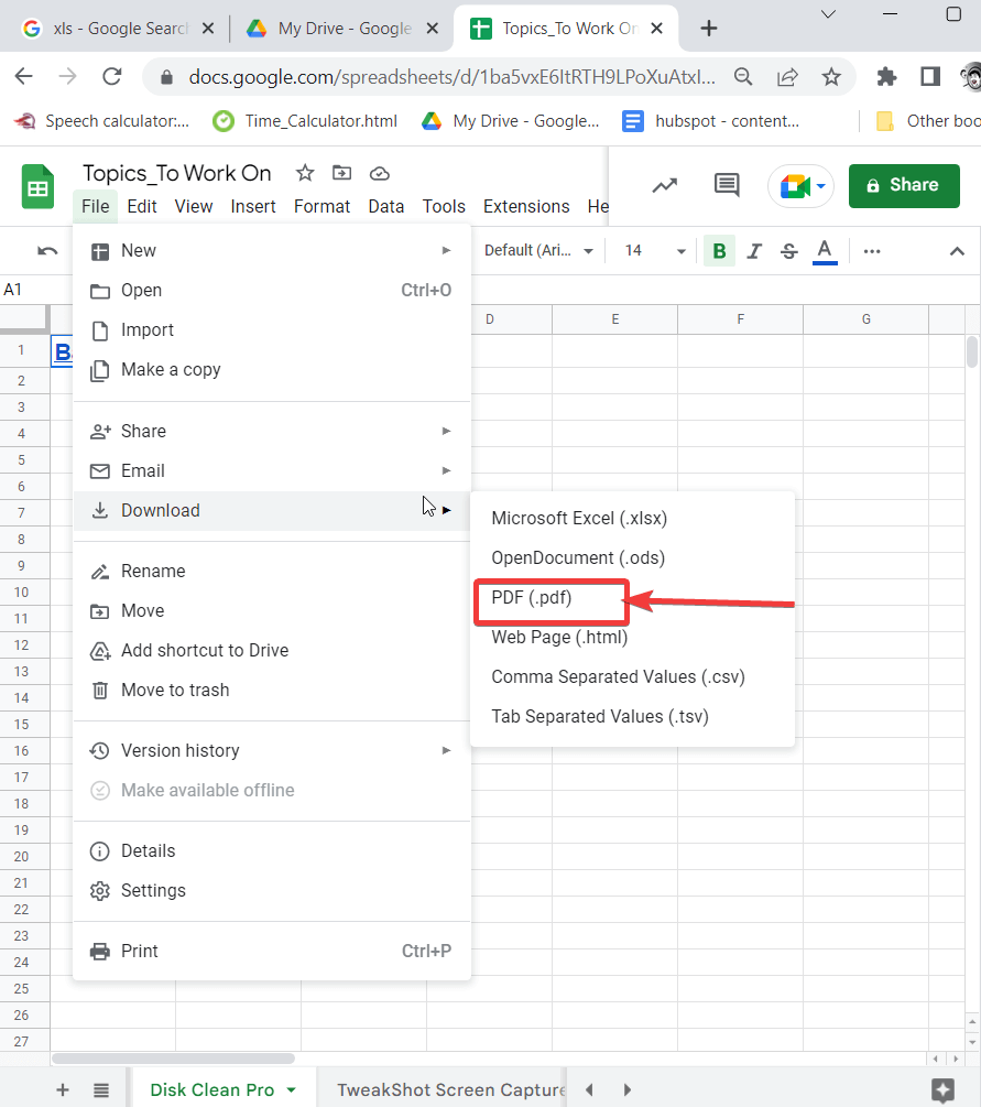 Convert Excel Files to PDF