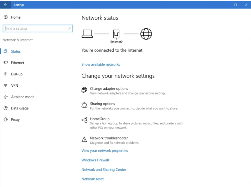 'Network and Internet'