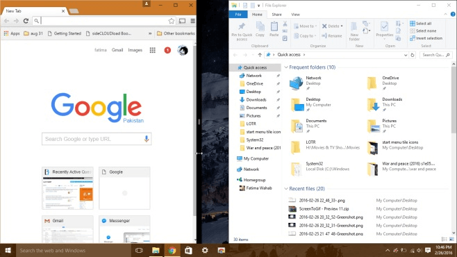 drag and drop does not work on the taskbar