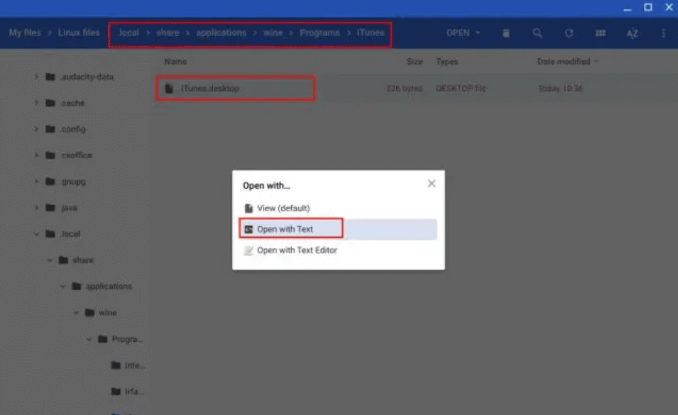 install iTunes on Chromebook