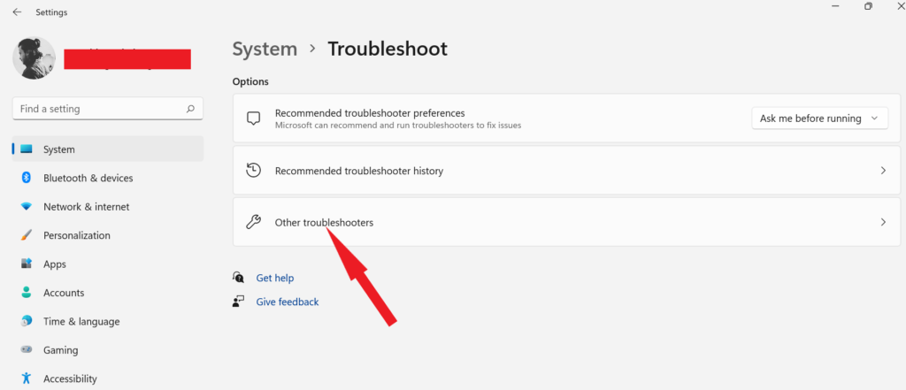 Other troubleshooters